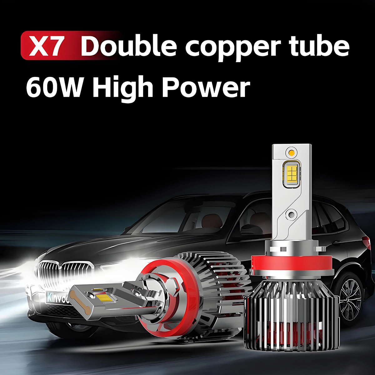 Waterproof High-Power High-Lumen LED Car Lights